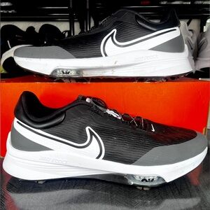 Nike Air Zoom Infinity Tour NEXT% BOA Men’s Golf Shoes Black - Size 11 Wide
